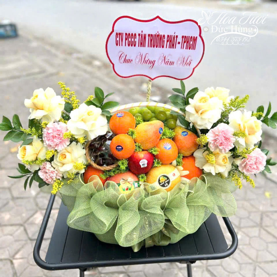 Giỏ Hoa Quả Khai Trương 007